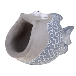 Cachepot Pesce 20X12,5Xh.11,5 Cm - Pezzi 4 - 20X11,5X12,5cm - Colore: blu - Bianchi Dino - Decori Casa E Complementi