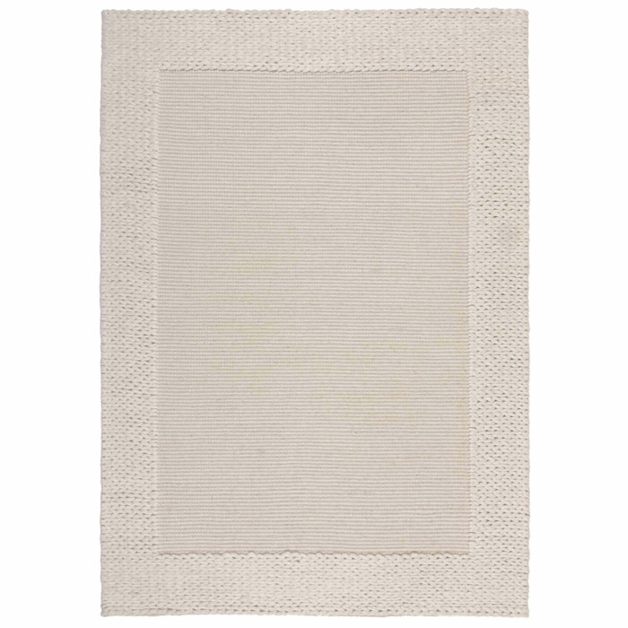 Tapis en mélange de laine RUE PLAIT