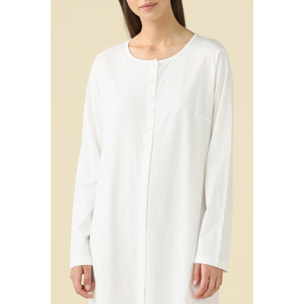 Camicia da notte donna estiva in cotone articolo essential. Noidinotte