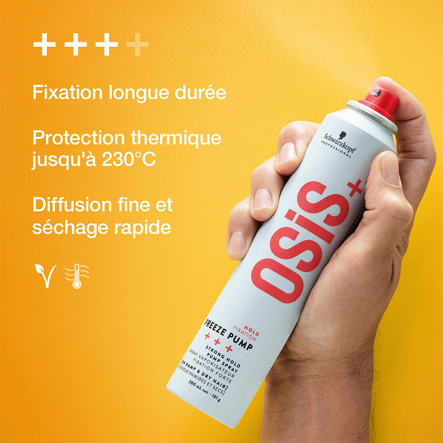 Osis+ Freeze Pump  - Spray Vaporisateur Fixation Forte /+++ 200 ml
