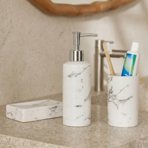 Porte Savon Céramique TOSCANA Blanc MSV