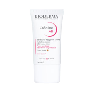 Créaline Anti-Rougeurs Teinté - Crème Teintée Quotidienne - Peaux Sensibles à Tendance Couperosique 40 ml