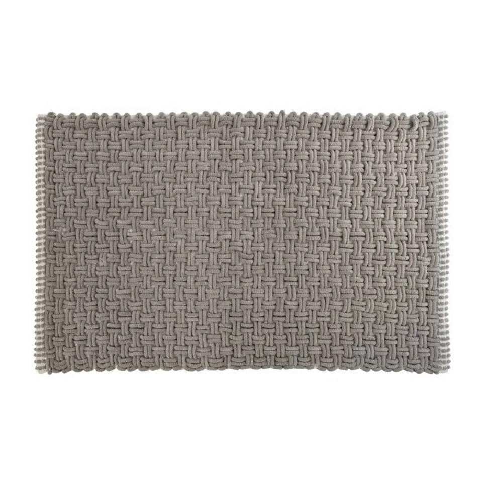 Tapis de bain Polyester & Coton  JAIMY 50X80cm Taupe Spirella