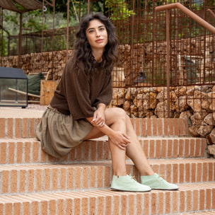 Botines N5672 SILK SUEDE TAUPE/ BARE color Taupe