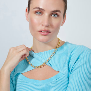 Collar Rikar acabado oro amarillo 18k