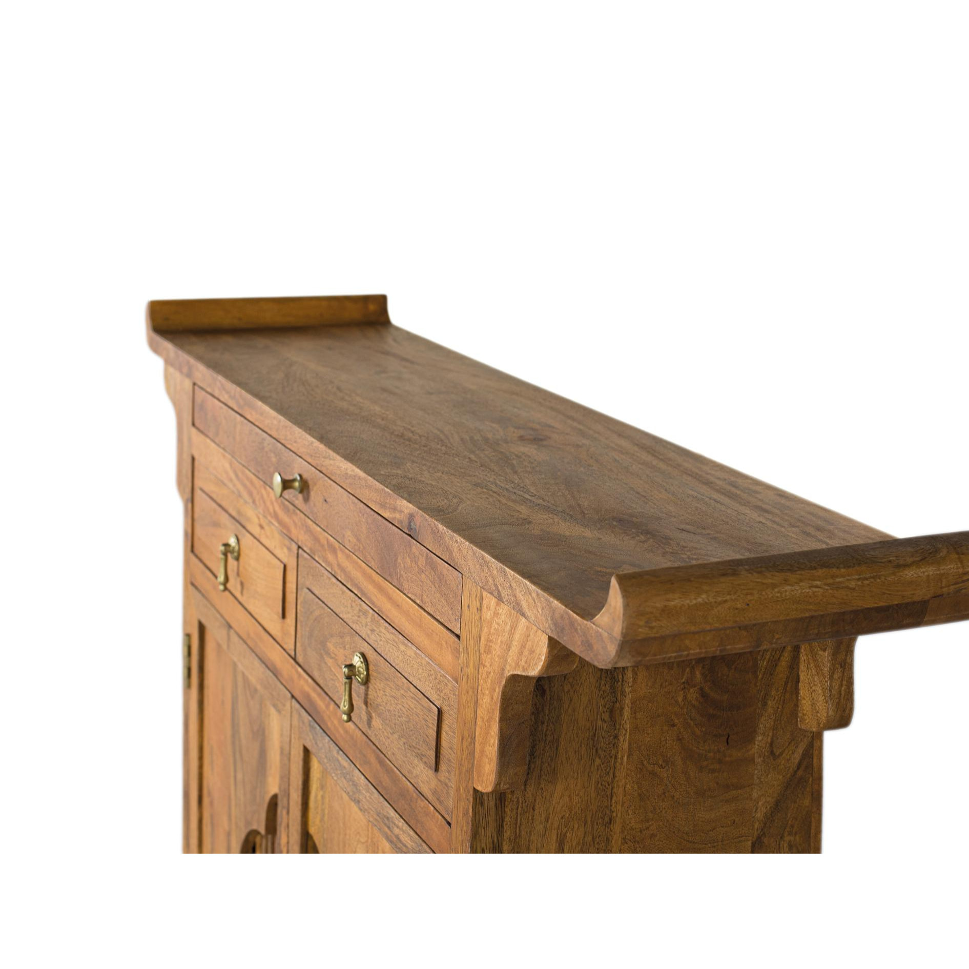 Aparador de Madera de Mango 120 Cm Estilo Oriental