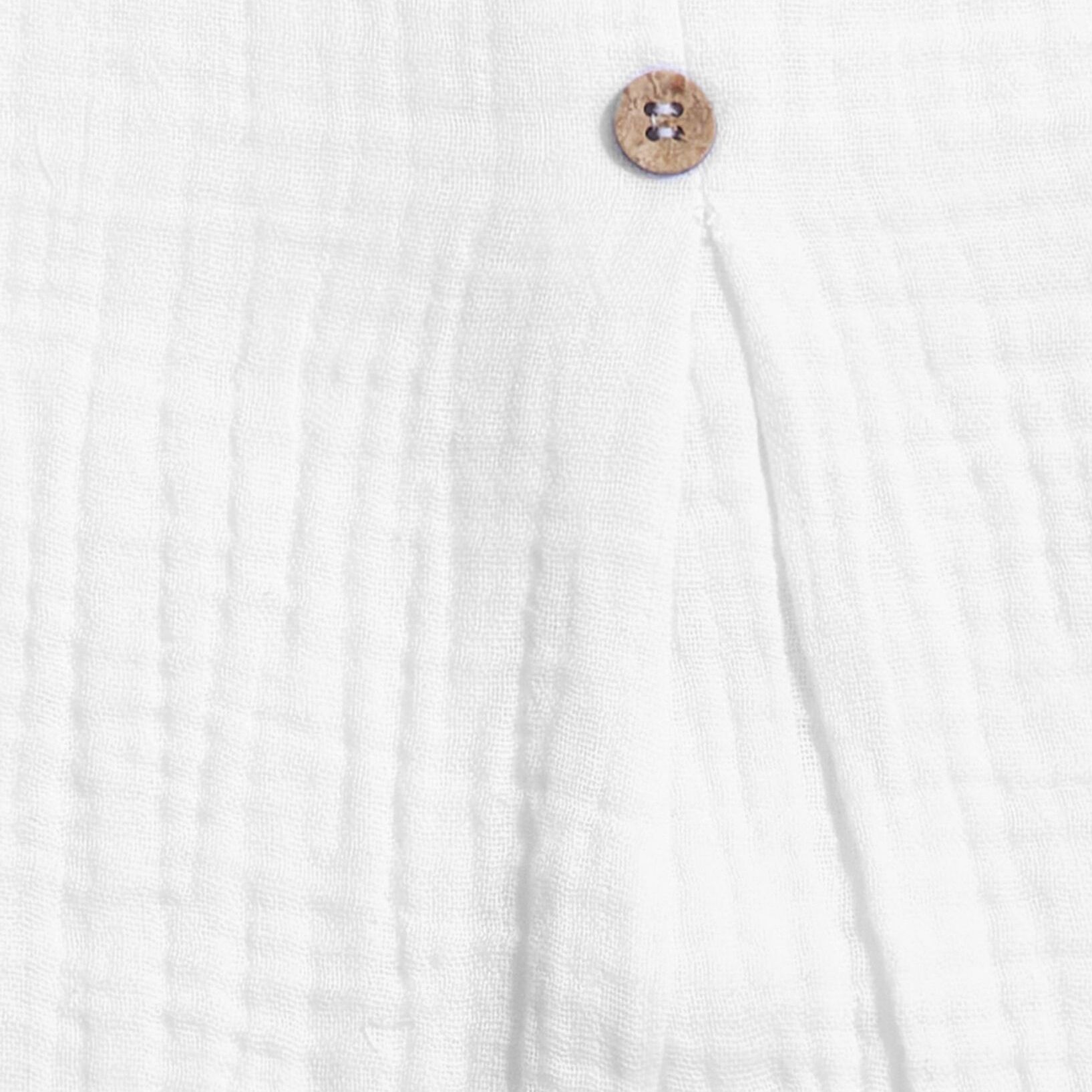 Body bebé manga corta bambula botones