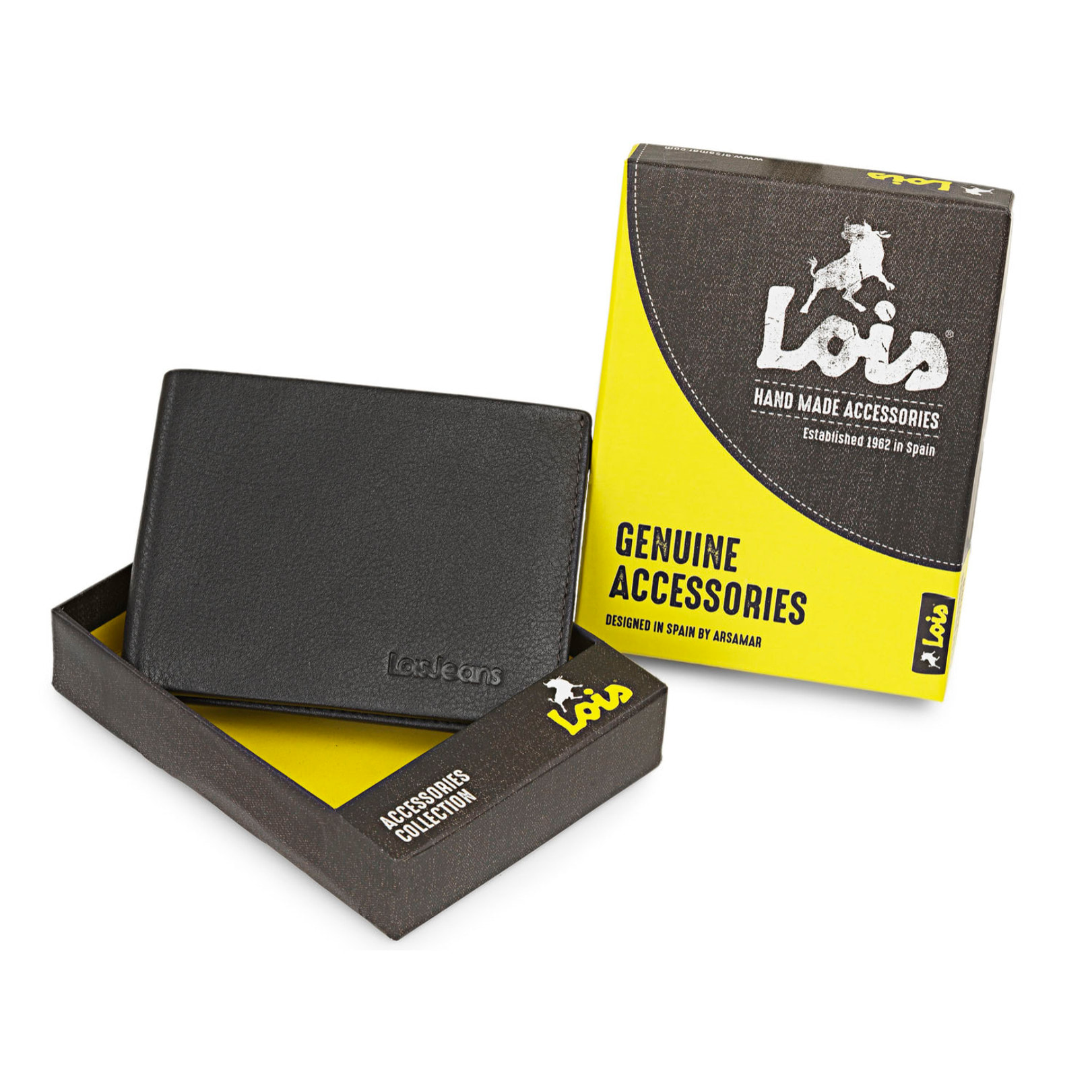 Cartera Hombre Piel Lois Wilson Marron