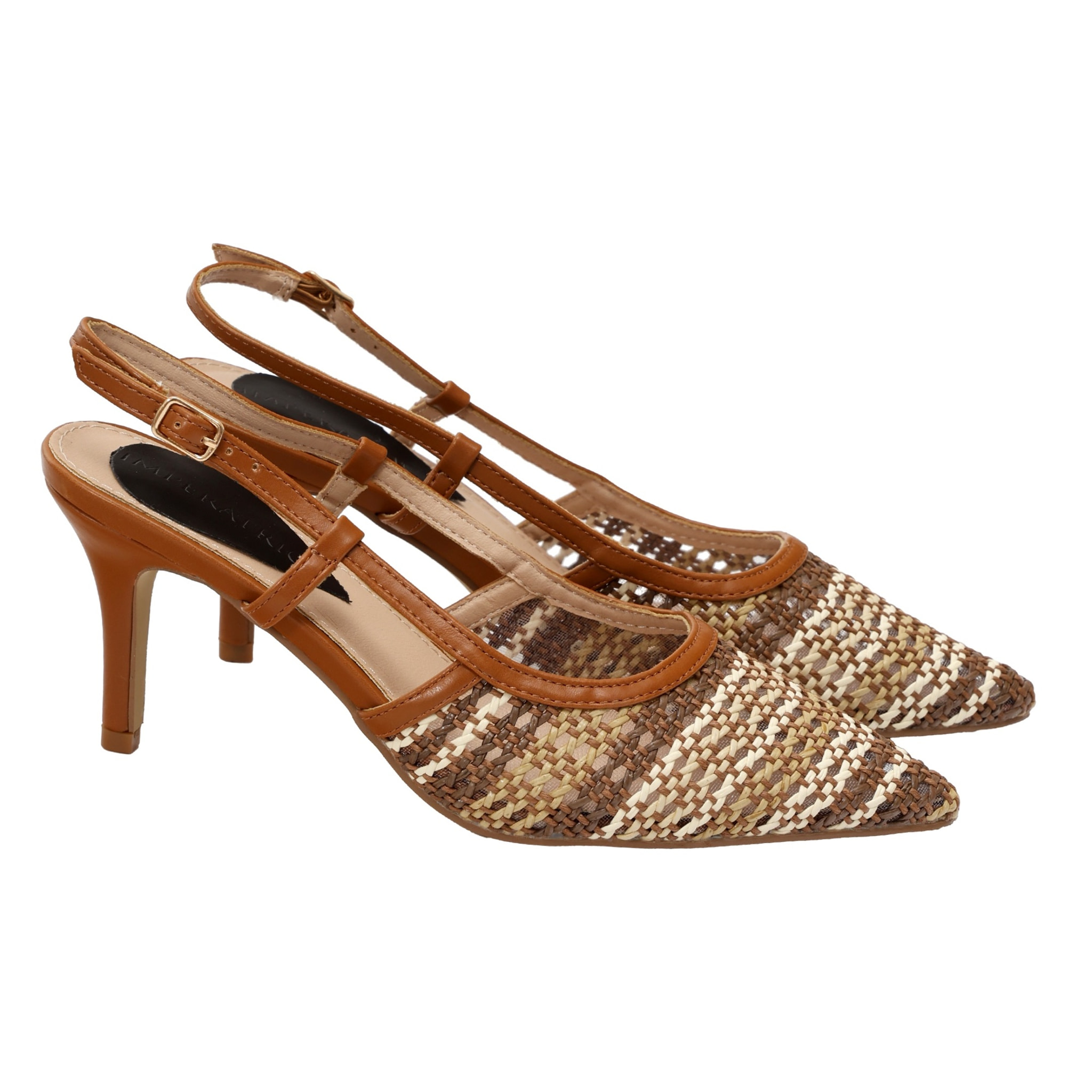 Decolletè con cinturino regolabile - tacco 8,5 cm