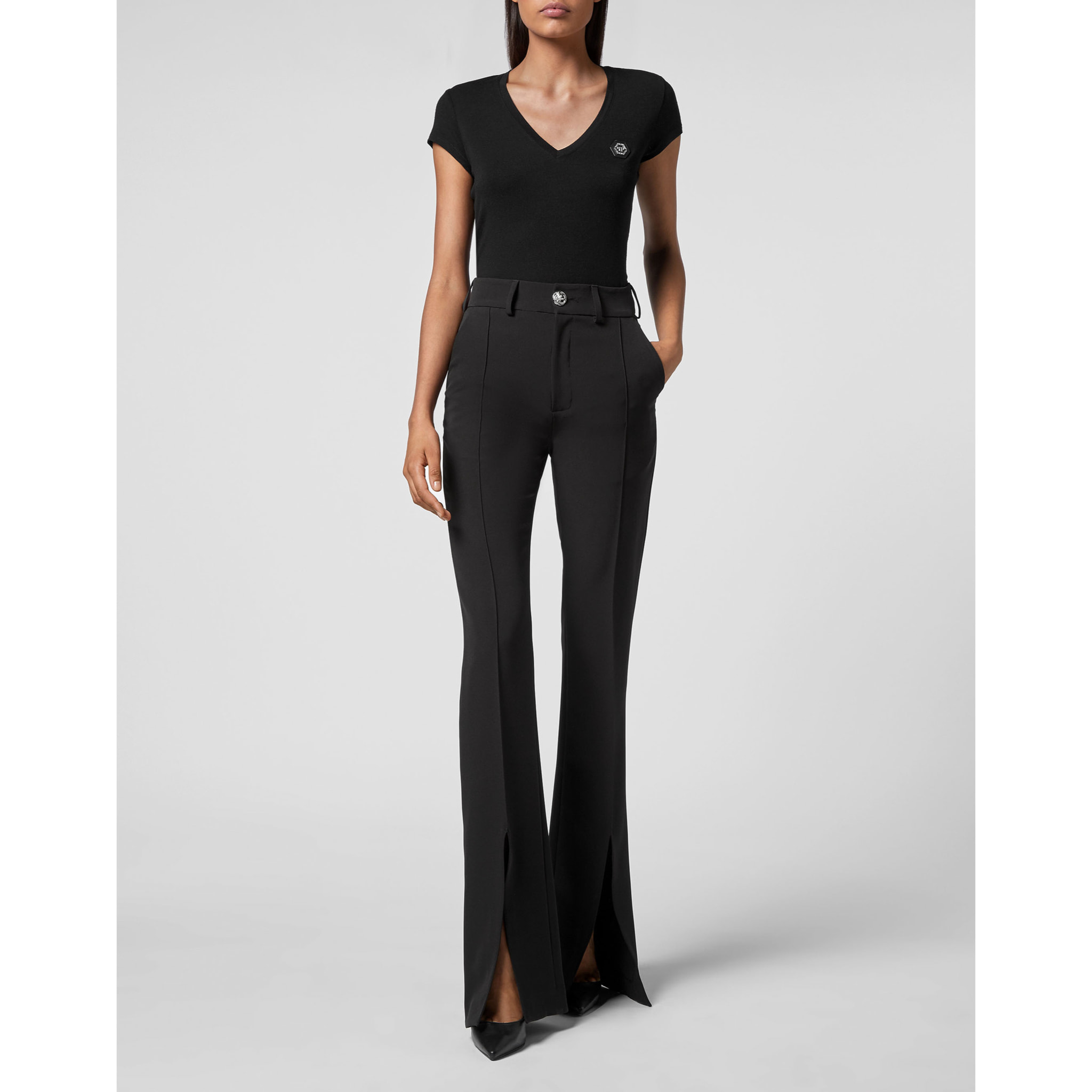 PHILIPP PLEIN Pantalones de cintura alta