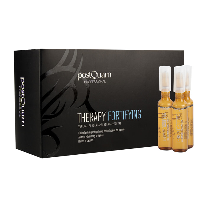 Trattamento Placenta Vegetale Fortifying - Per Tutti I Tipi Di Capelli - 12X9 Ml
