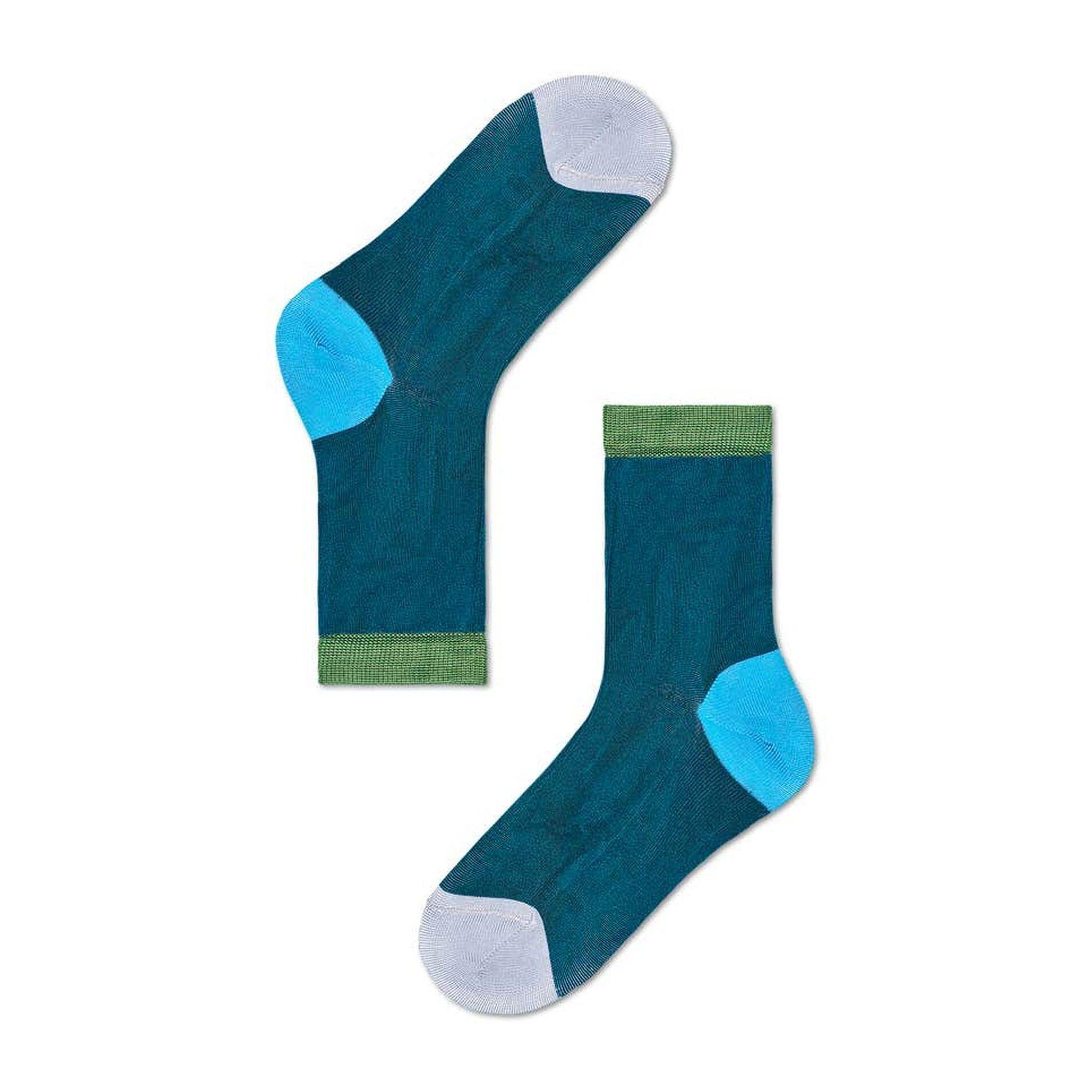 Calcetines grace ankle azul y verde