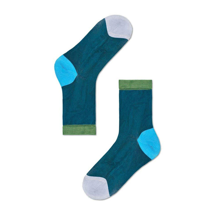 Calcetines grace ankle azul y verde