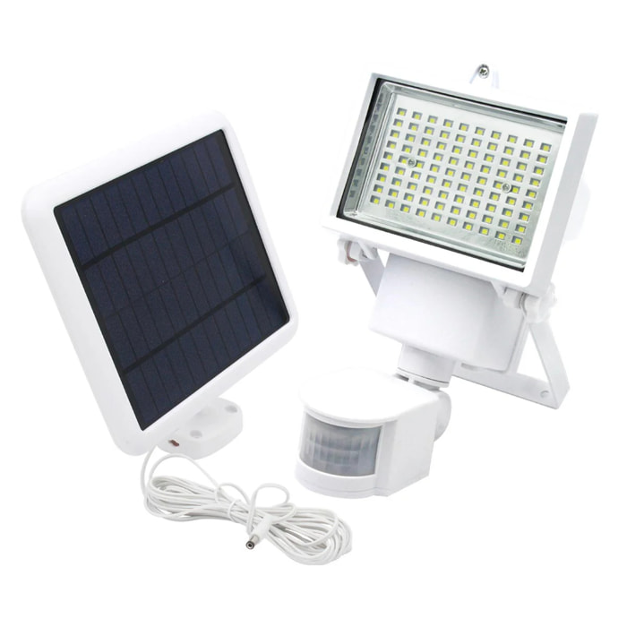 Projecteur solaire sensor COOPER Blanc