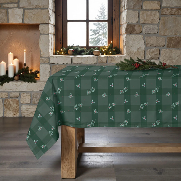 Nappe en résine Anti-tâches Green Christmas 1