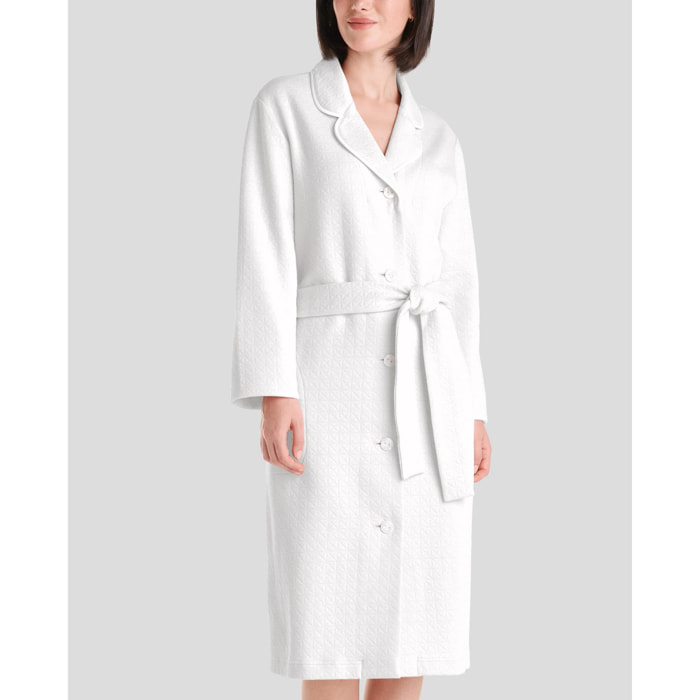 Bata larga mujer punto cómoda y cálida