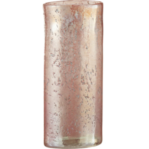 J-Line vase Oval - verre - rose - extra large - 30 cm de hauteur