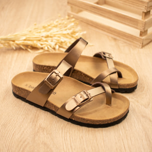 Sandalia BABUNKERS MARRON