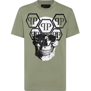 PHILIPP PLEIN Camiseta de cuello redondo y manga corta SKULL
