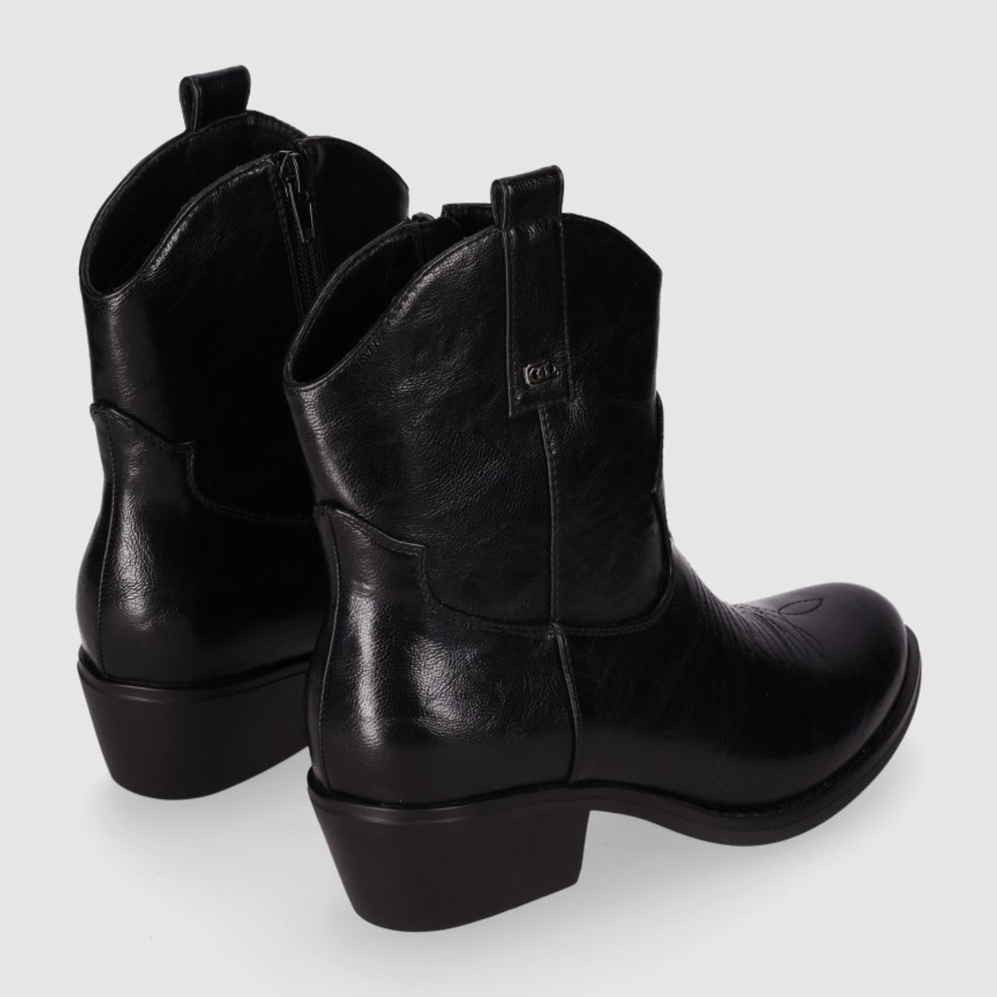 Botines - Negro - Tacón: 5 cm