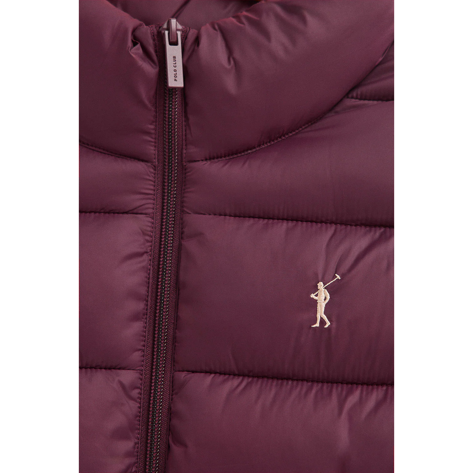 Giubbotto Salma Embroidery borgogna con logo Rigby Go