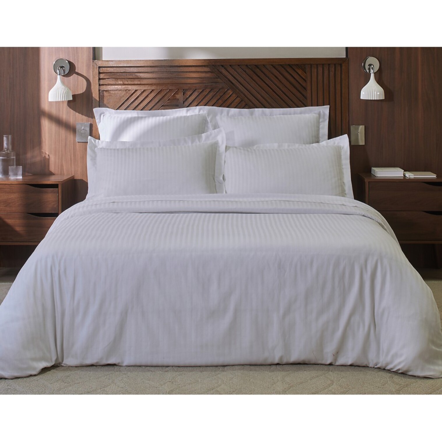 Housse de couette 100% satin de coton 90 fils_amboise