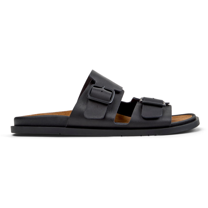 Sandalias - CAMPER Lluc Sandal - Negro - Cuero liso