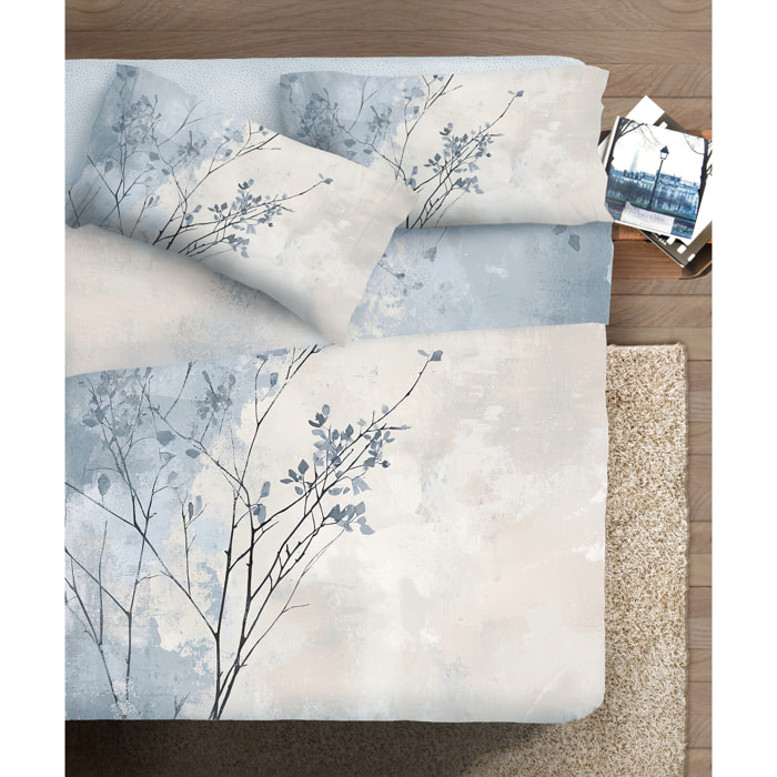 Parure Lenzuola fotografico Piazzato Fine-Art 2 Piazze Disegno Contrasto
