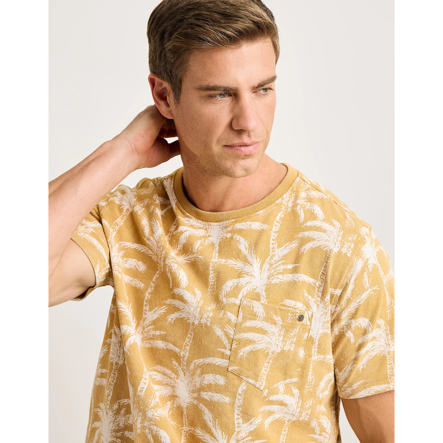 Camiseta Manga Corta Mostaza - Lagoa