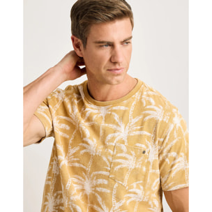 Camiseta Manga Corta Mostaza - Lagoa