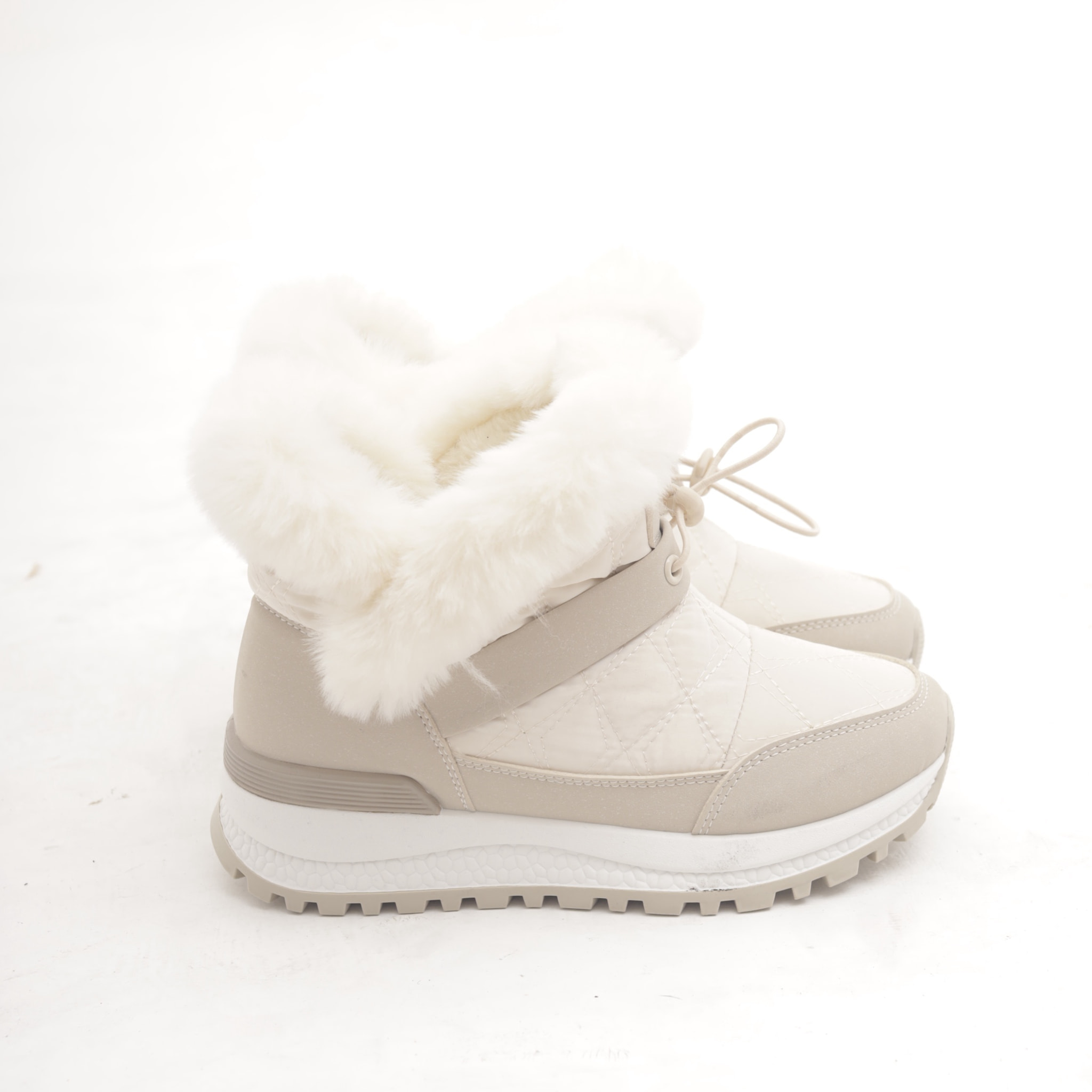 STIVALETTO SNEAKERS RUNNING BEIGE