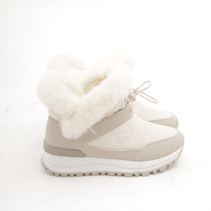 STIVALETTO SNEAKERS RUNNING BEIGE