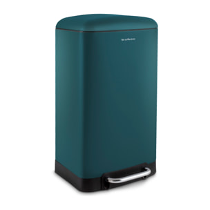 Papelera de pedal N°716 30L - edición azul petróleo