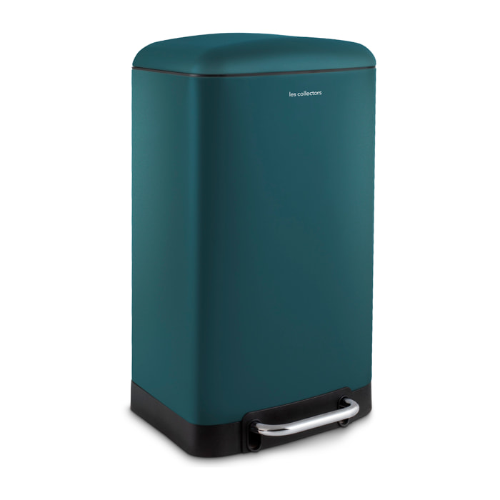 Papelera de pedal N°716 30L - edición azul petróleo