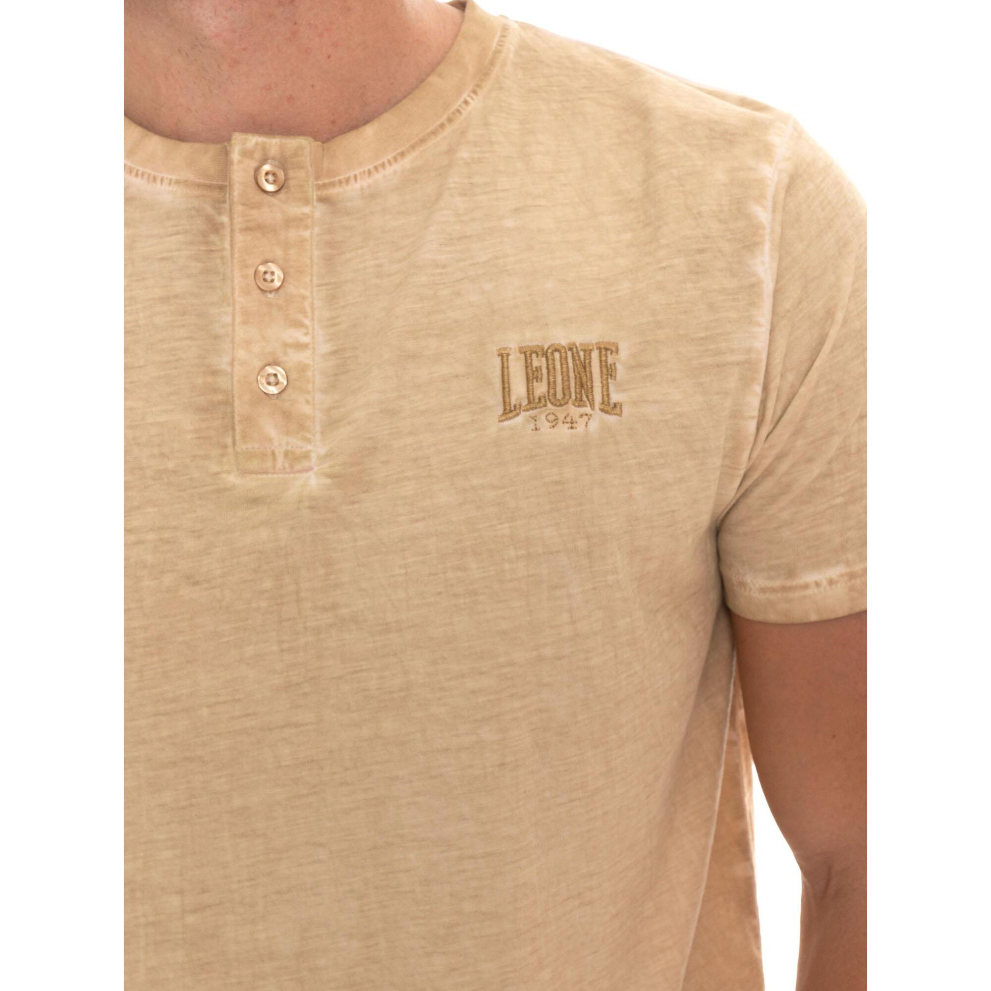 Camiseta de manga corta para hombre con efecto desgastado