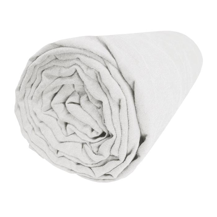 Drap housse en lin lavé bonnet 35cm, NATURELLEMENT LIN
