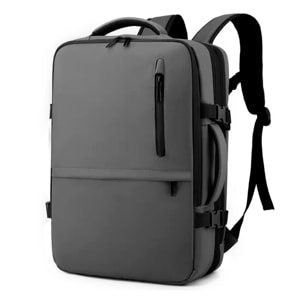 Mochila expandible viaje cabina de gran resistencia con multicompartimento y conexión USB.