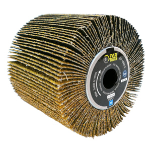 Brosse à lamelles abrasives A36 FAR TOOLS Ø 120 mm L 100 mm - 110917