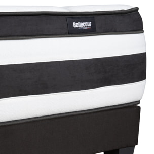 Matelas Hybride Fontainebleau, 25 cm, Soutien Ferme, Ressorts Ensachés & Mousse mémoire de forme