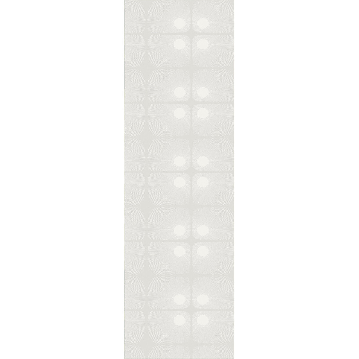 Chemin de table métis lin & coton anti tache motif jacquard Mille soleils nuage