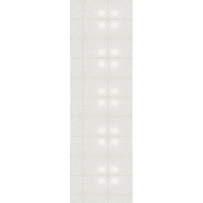 Chemin de table métis lin & coton anti tache motif jacquard Mille soleils nuage