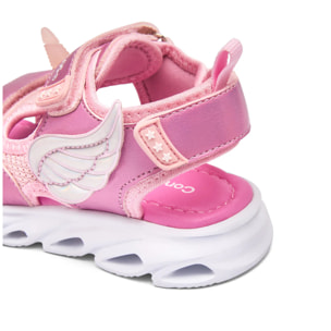 Sandalias Pink Wings de Niña Con Detalles de Unicornio
