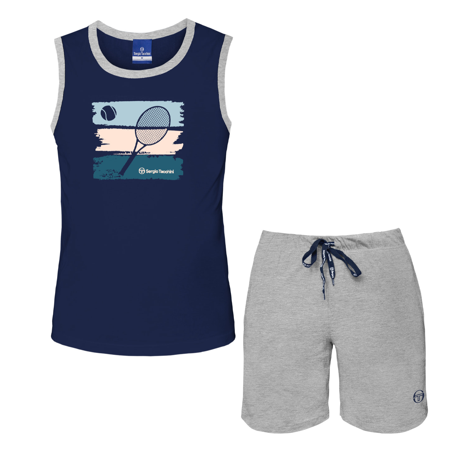 Pigiama Uomo SERGIO TACCHINI Cotone Smanicato