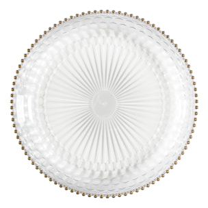 Plateau Rond Plastique D38.5cm Sabah