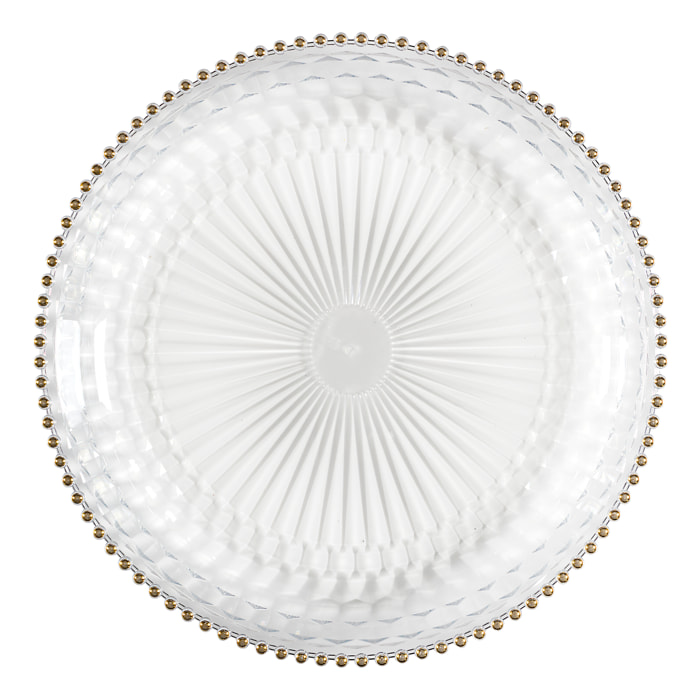 Plateau Rond Plastique D38.5cm Sabah