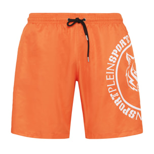 PLEIN SPORT Swim Trunks CARBON TIGER