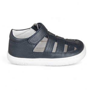SANDALIA BAREFOOT SEMIABIERTA BABY FREE AZUL