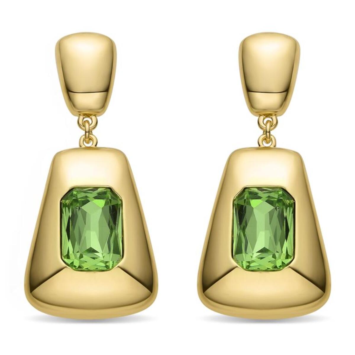 Pendientes Lux by Lux acabadoss en oro amarillo 18K