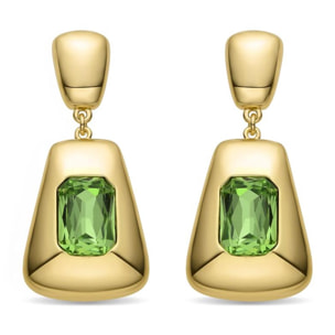 Pendientes Lux by Lux acabadoss en oro amarillo 18K