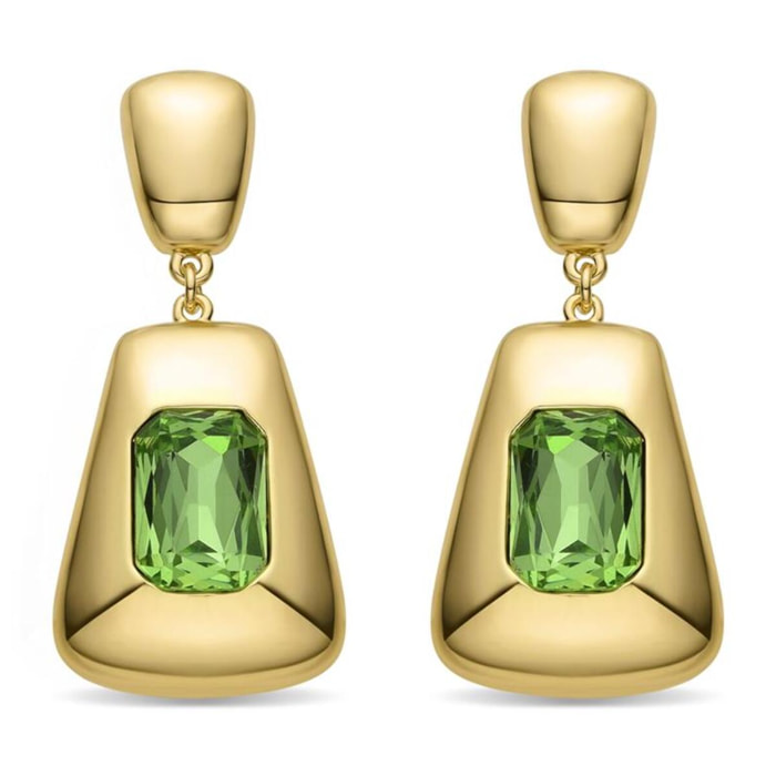 Pendientes Lux by Lux acabadoss en oro amarillo 18K